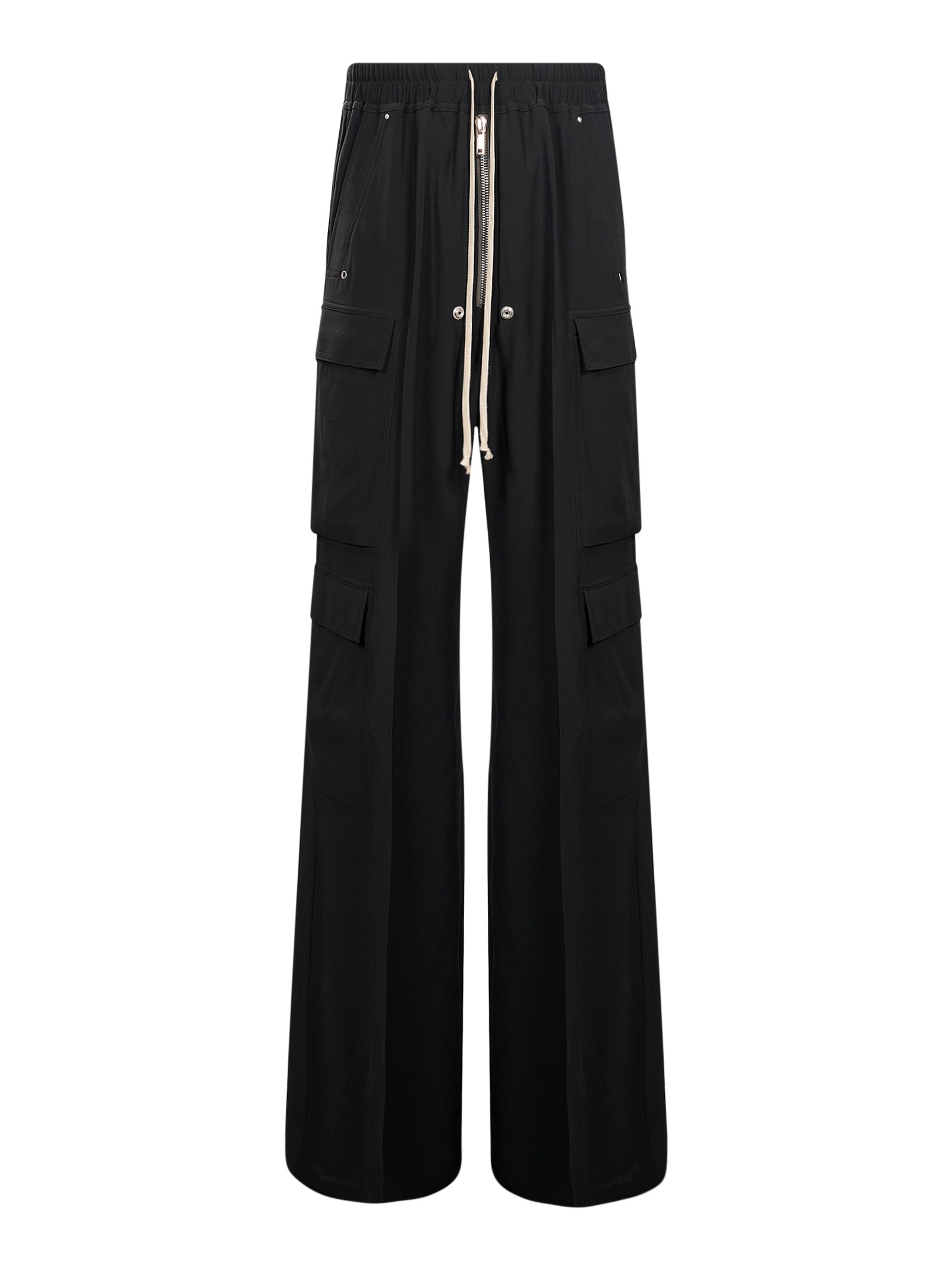 Pantaloni cargo Belas a gamba larga in nero 