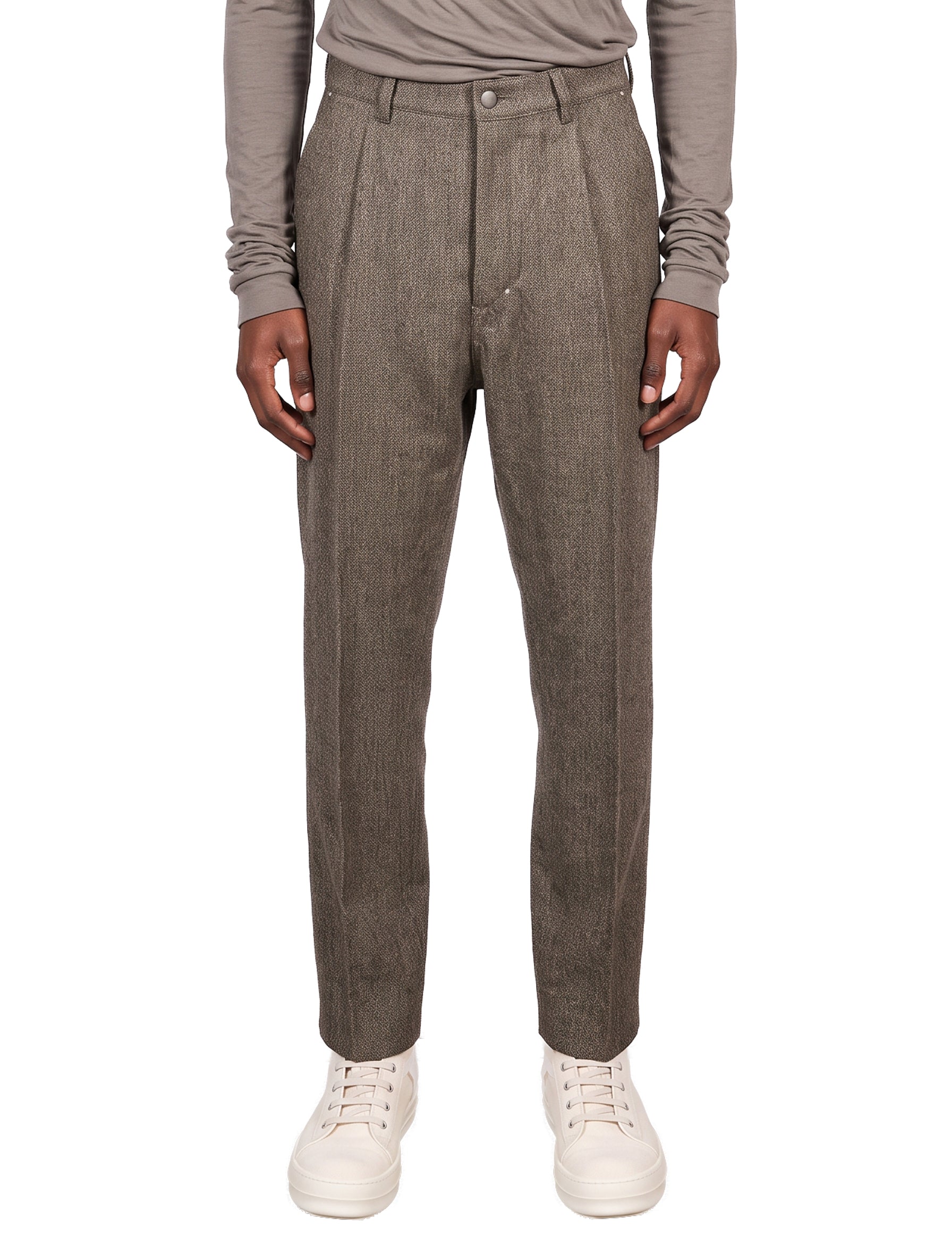Pantaloni in lana Joris in grigio 