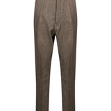 Pantaloni in lana Joris in marrone taupe 