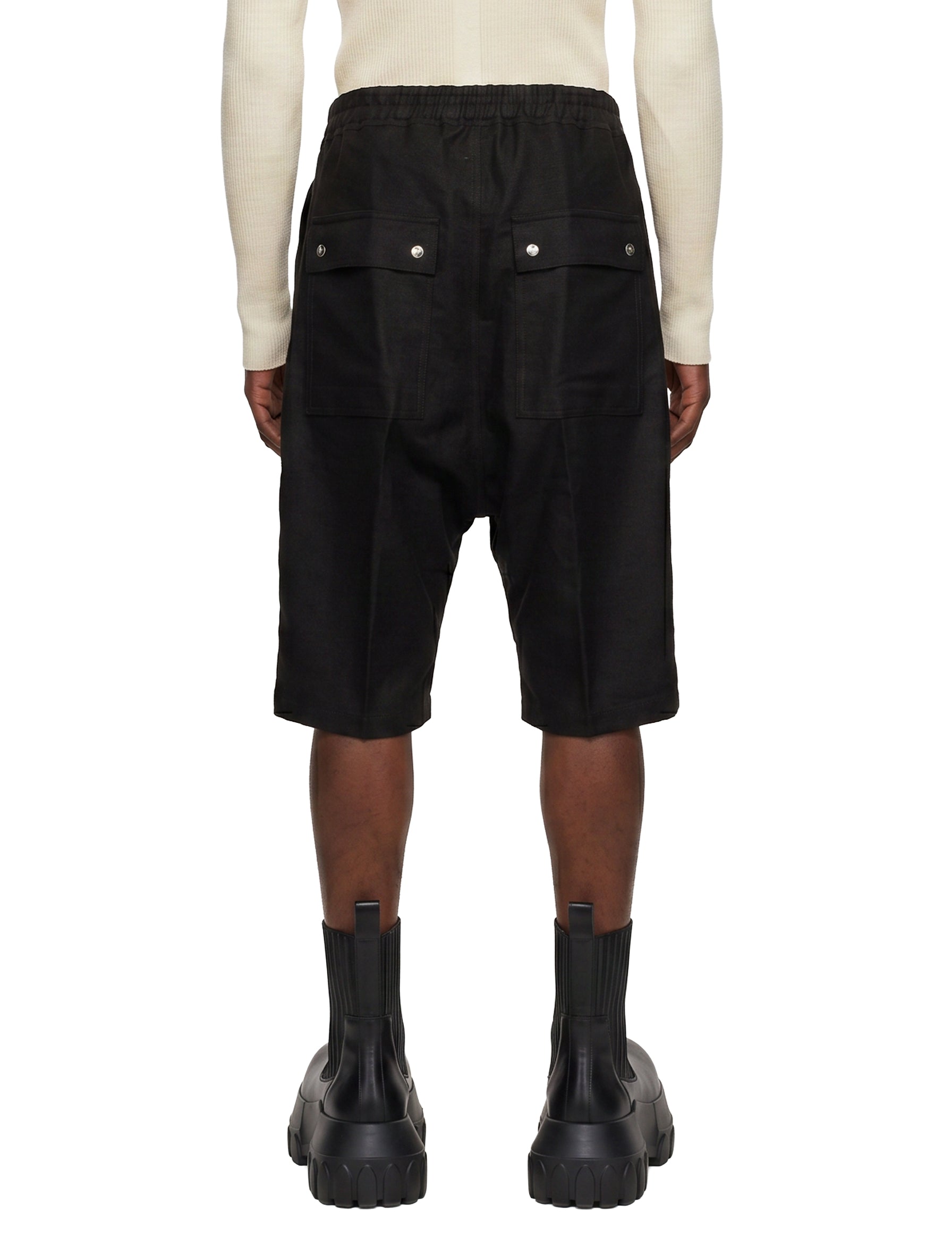 Shorts Bela Pods con coulisse in nero 