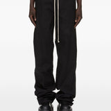 Pantaloni ampi Geth in lana nera 