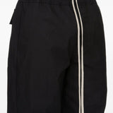 Pantaloni ampi Geth in lana nera 