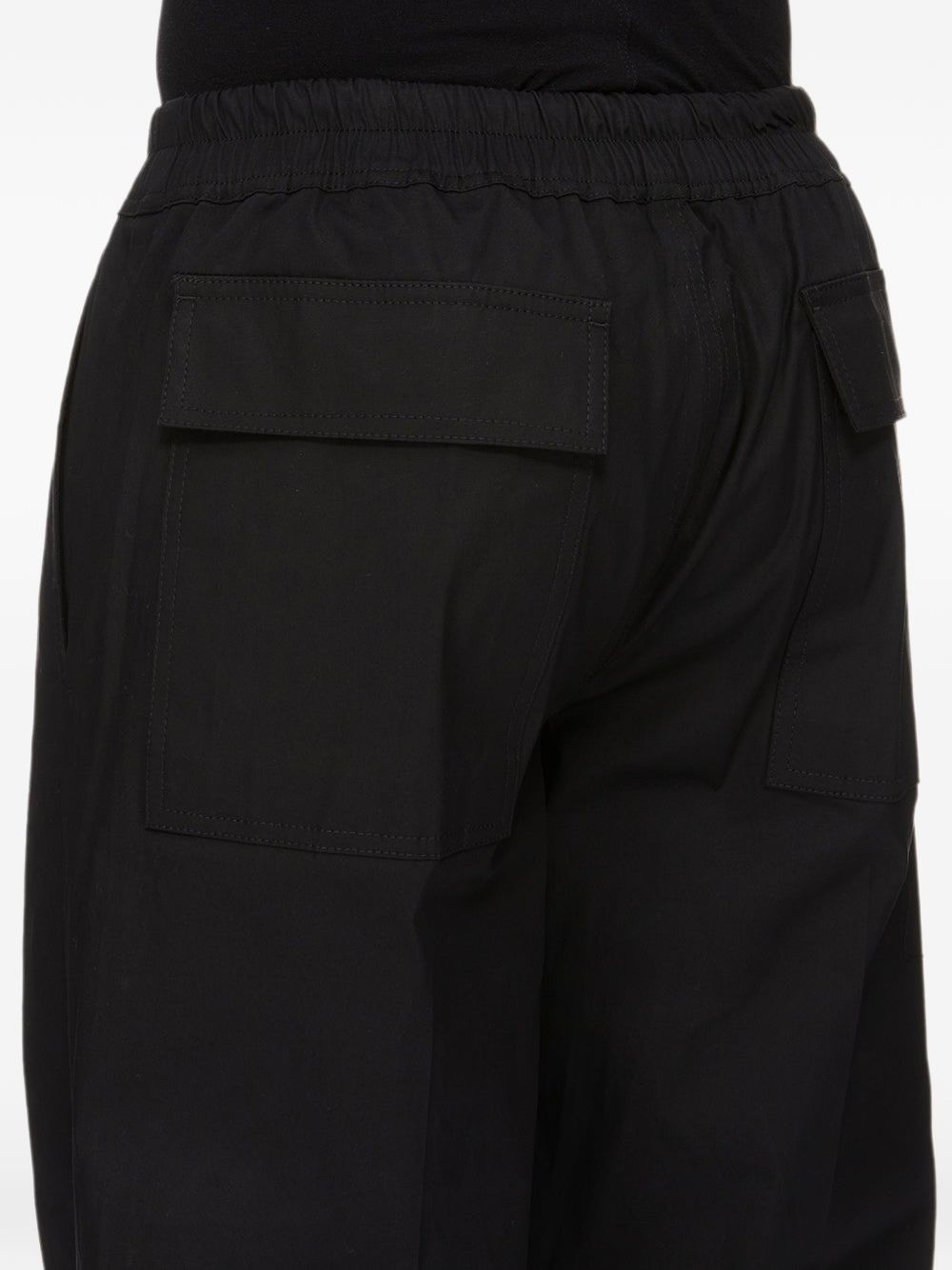 Pantaloni ampi Geth in lana nera 