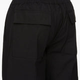 Pantaloni ampi Geth in lana nera 