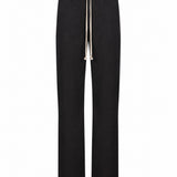 Pantaloni ampi Geth in lana nera 