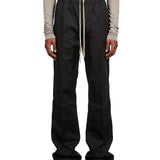 Pantaloni ampi Geth in lana nera 