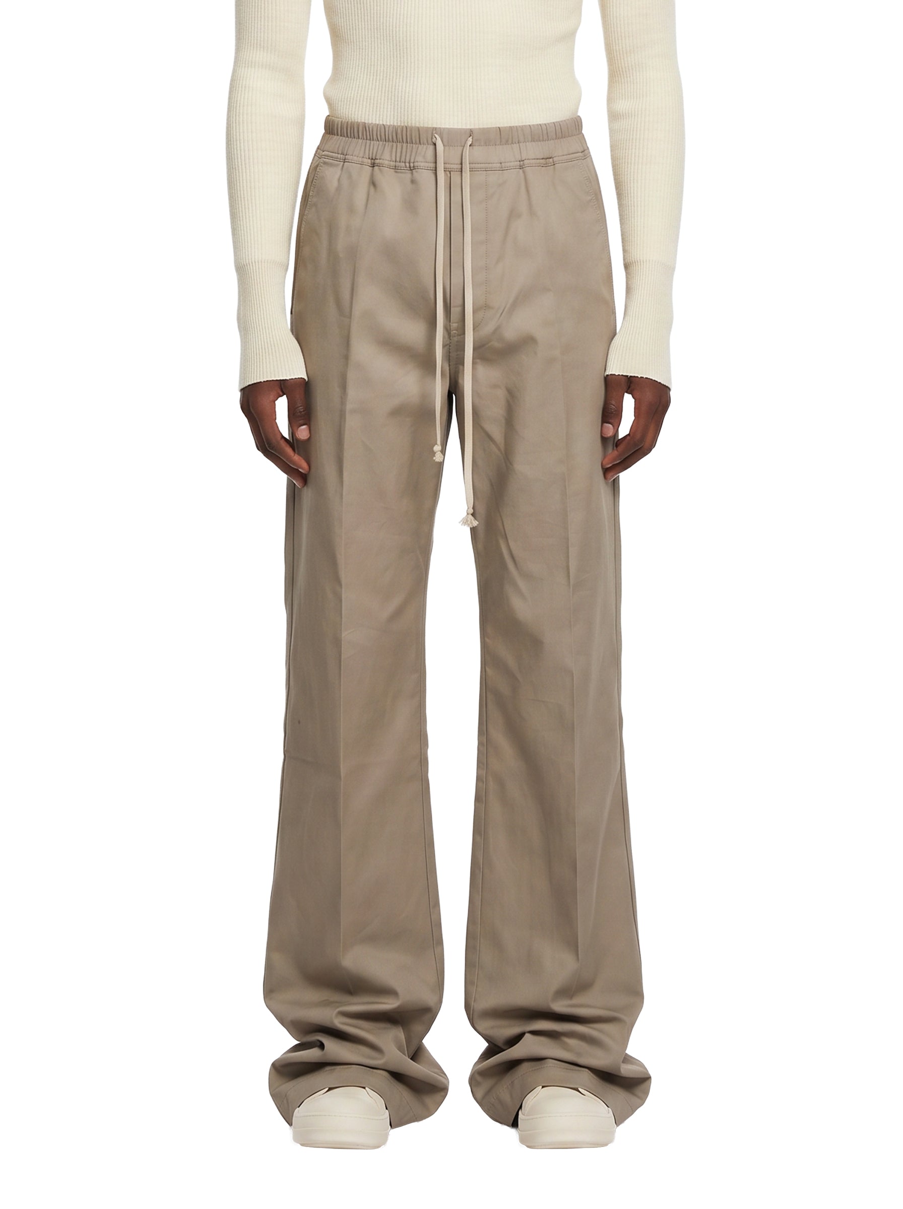 Pantaloni con coulisse dietrich in beige 