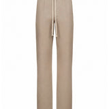 Pantaloni con coulisse dietrich in beige 