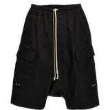 Shorts in cotone nero 