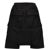 Shorts in cotone nero 