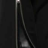 Pantaloni Vega con zip laterali in nero 