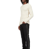 Pantaloni Vega con zip laterali in nero 