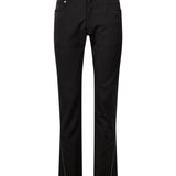 Pantaloni Vega con zip laterali in nero 