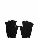 Guanti in maglia nero 
