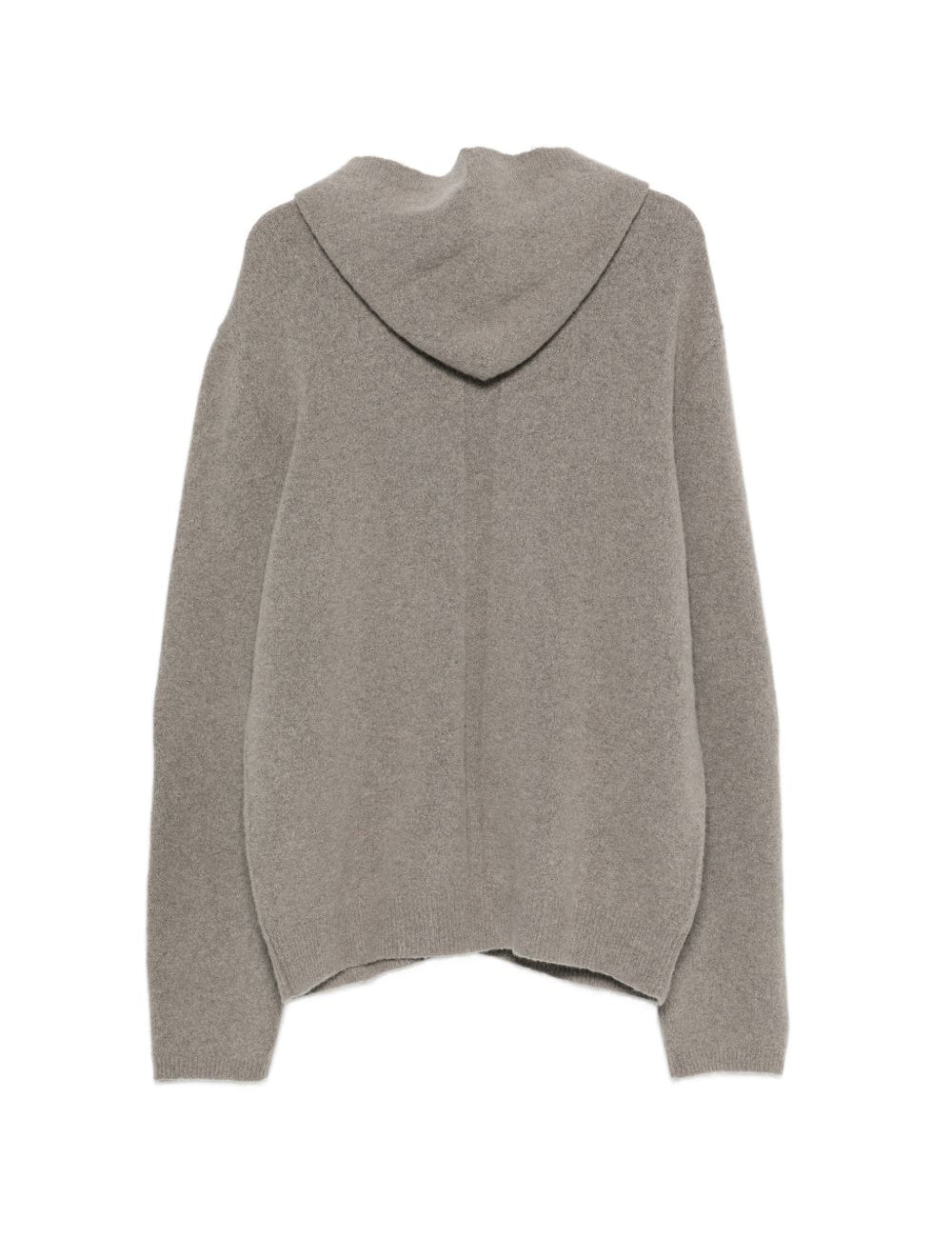 Felpa con cappuccio in grigio 