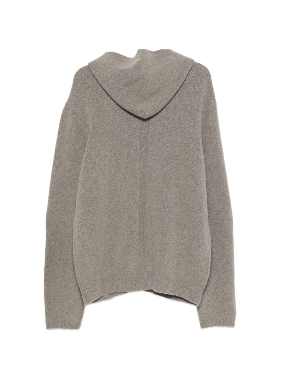 Felpa con cappuccio in grigio 