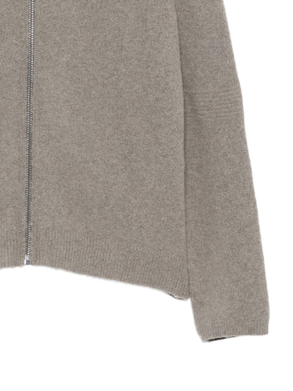 Felpa con cappuccio in grigio 