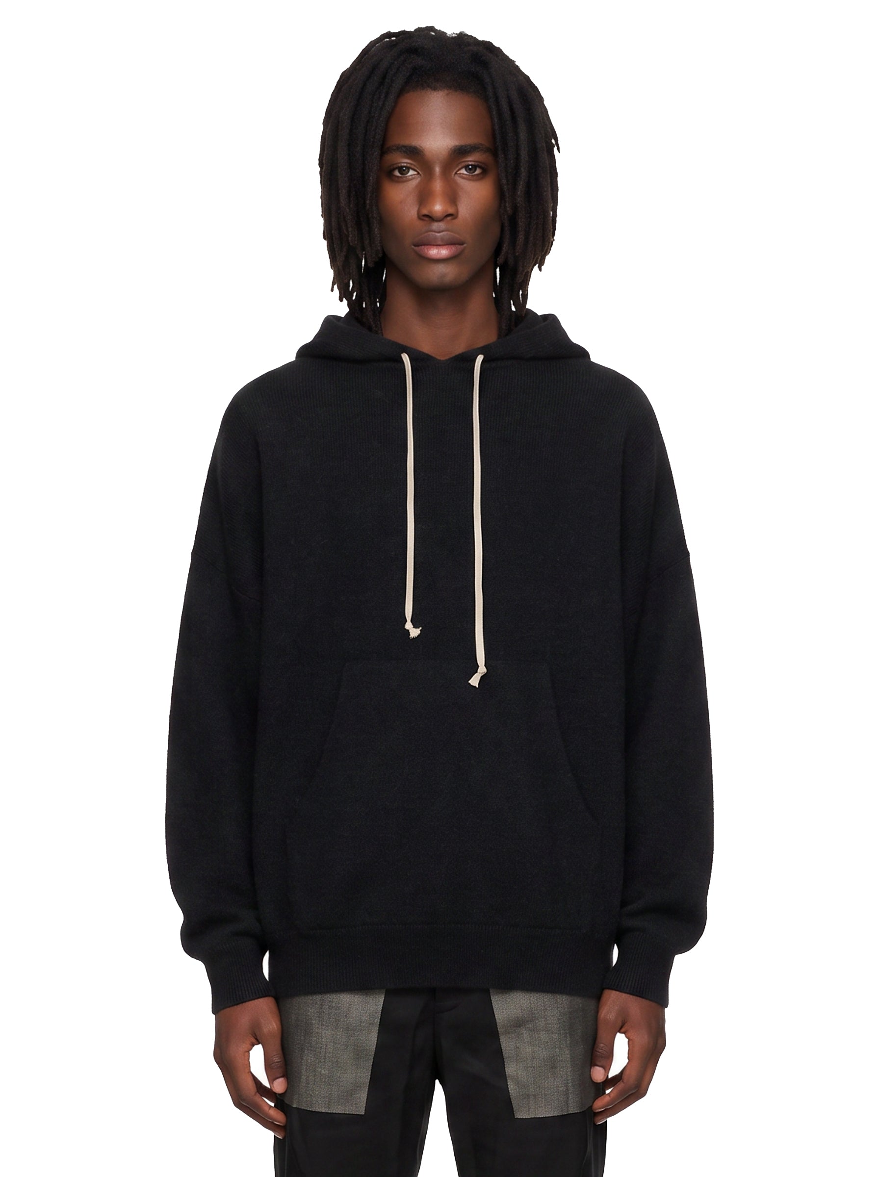 Felpa in maglia Hun Hoodie nero 