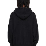 Felpa in maglia Hun Hoodie nero 