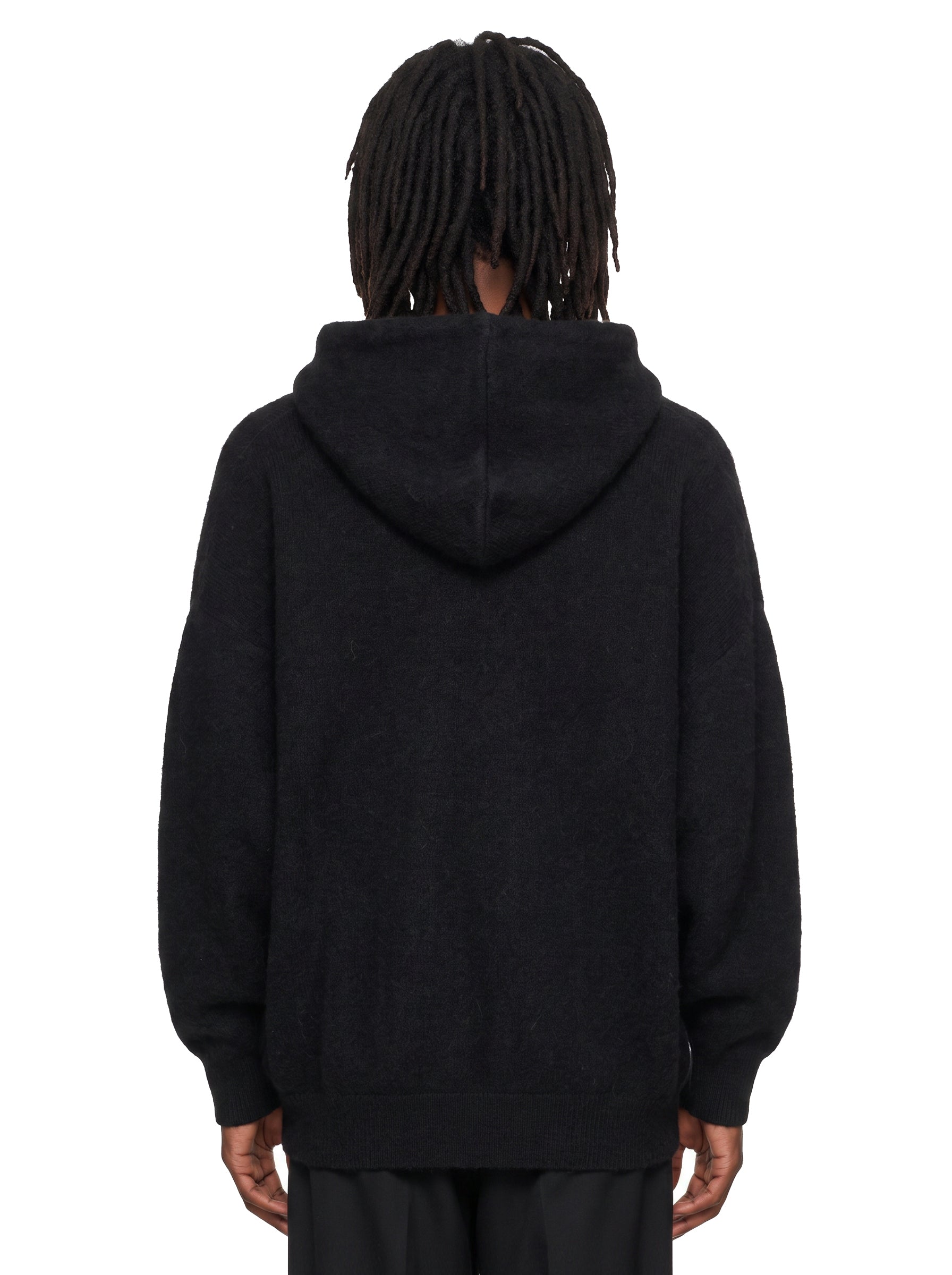Felpa in maglia Hun Hoodie nero 