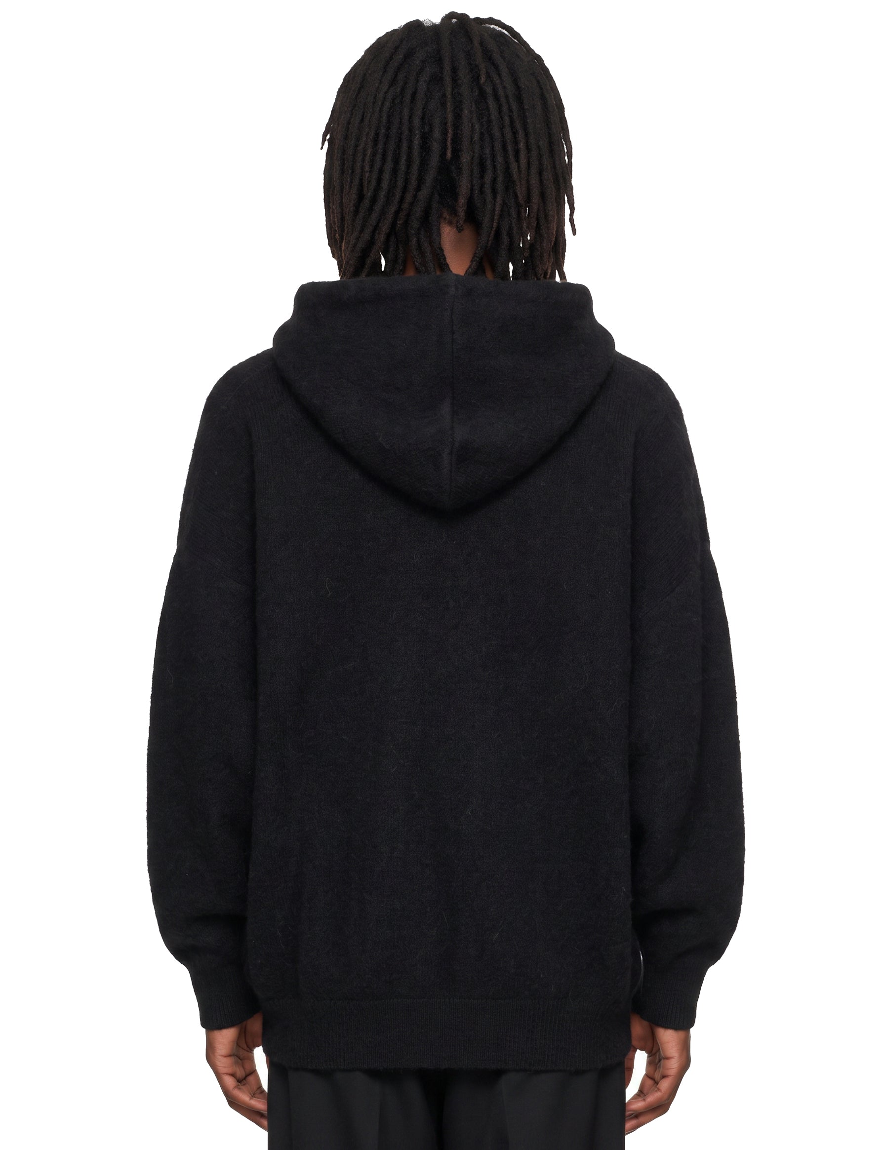 Felpa in maglia Hun Hoodie nero 