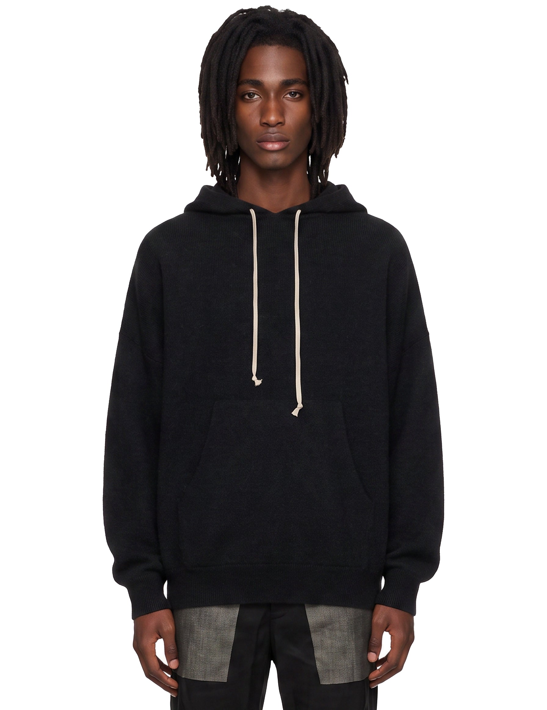 Felpa in maglia Hun Hoodie nero 