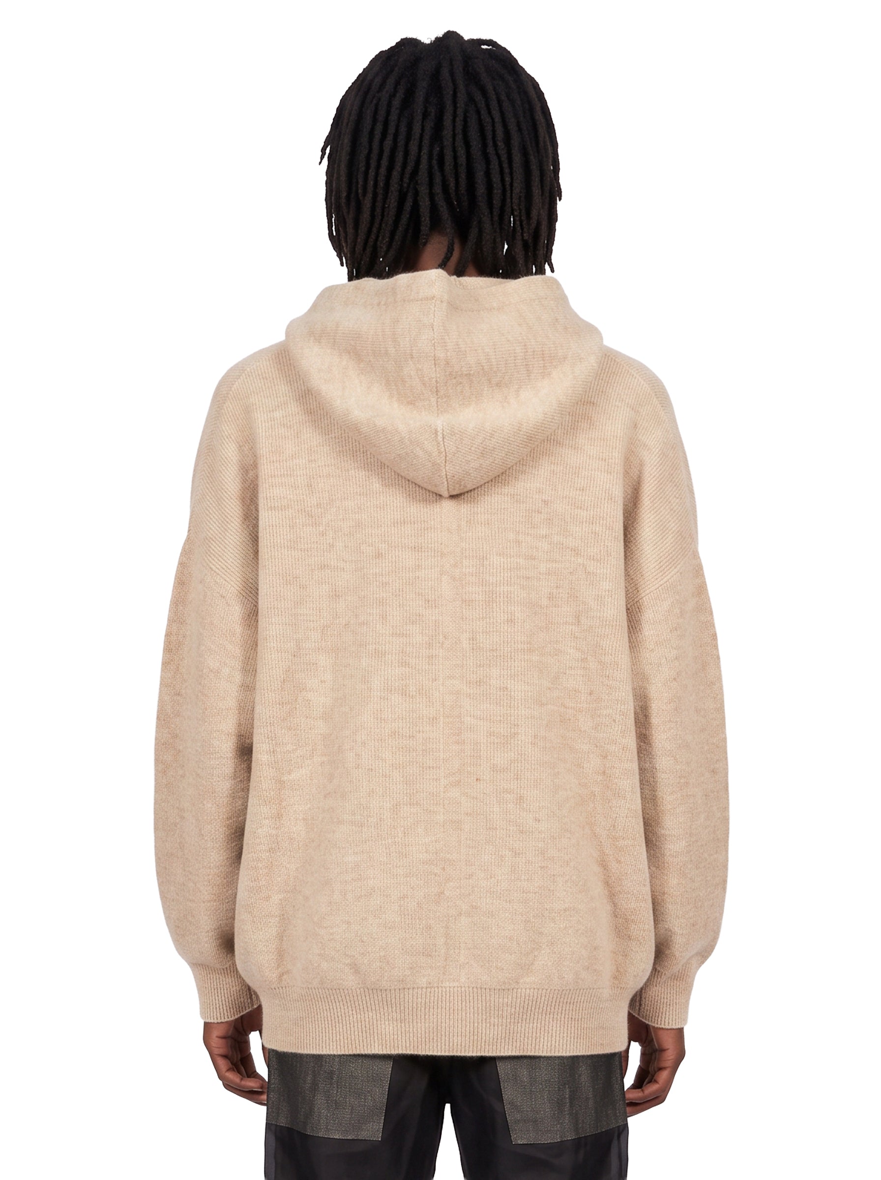 Felpa in maglia Hun Hoodie beige 