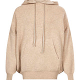 Felpa in maglia Hun Hoodie beige 