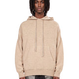 Felpa in maglia Hun Hoodie beige 