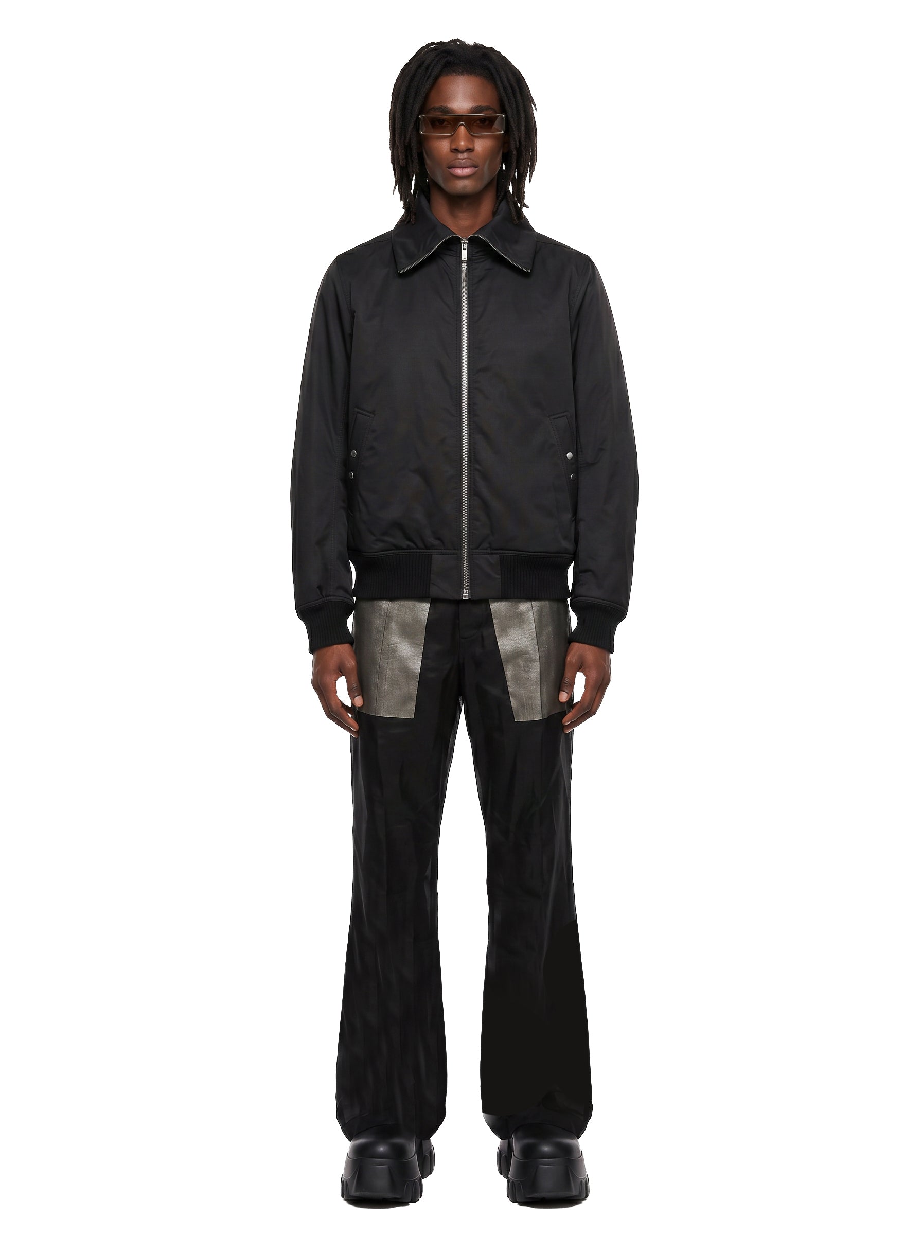 Giacca con zip dracuflight in nero 