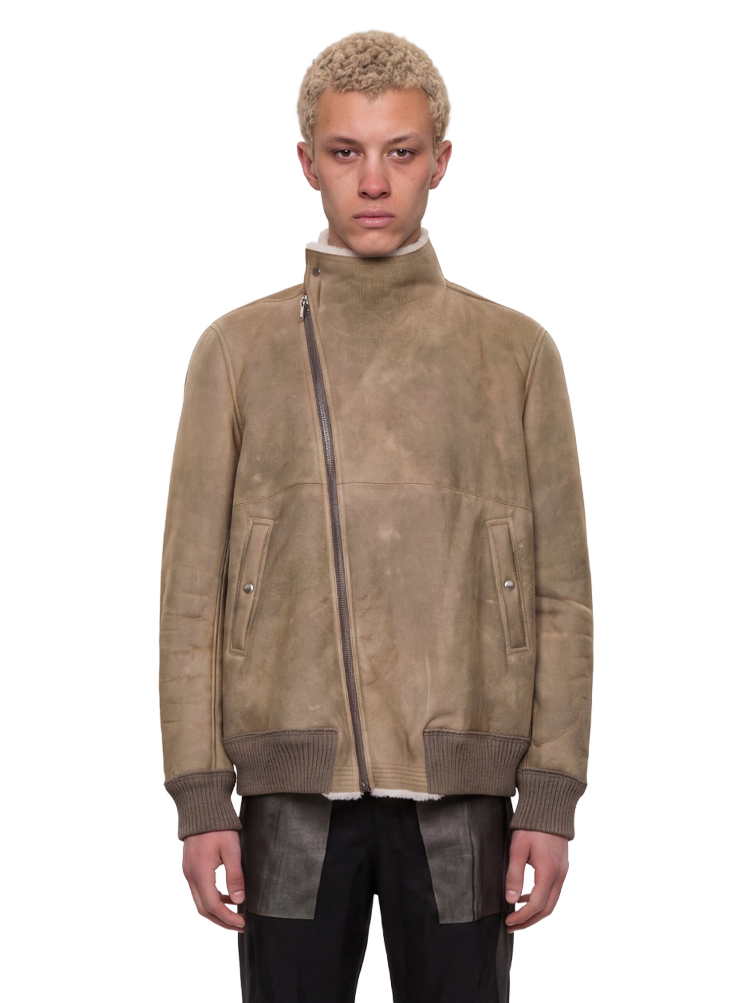 Bomber in montone Hollywood Flight in beige 