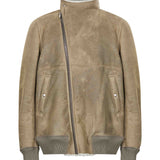 Bomber in montone  hollywood flight in grigio 