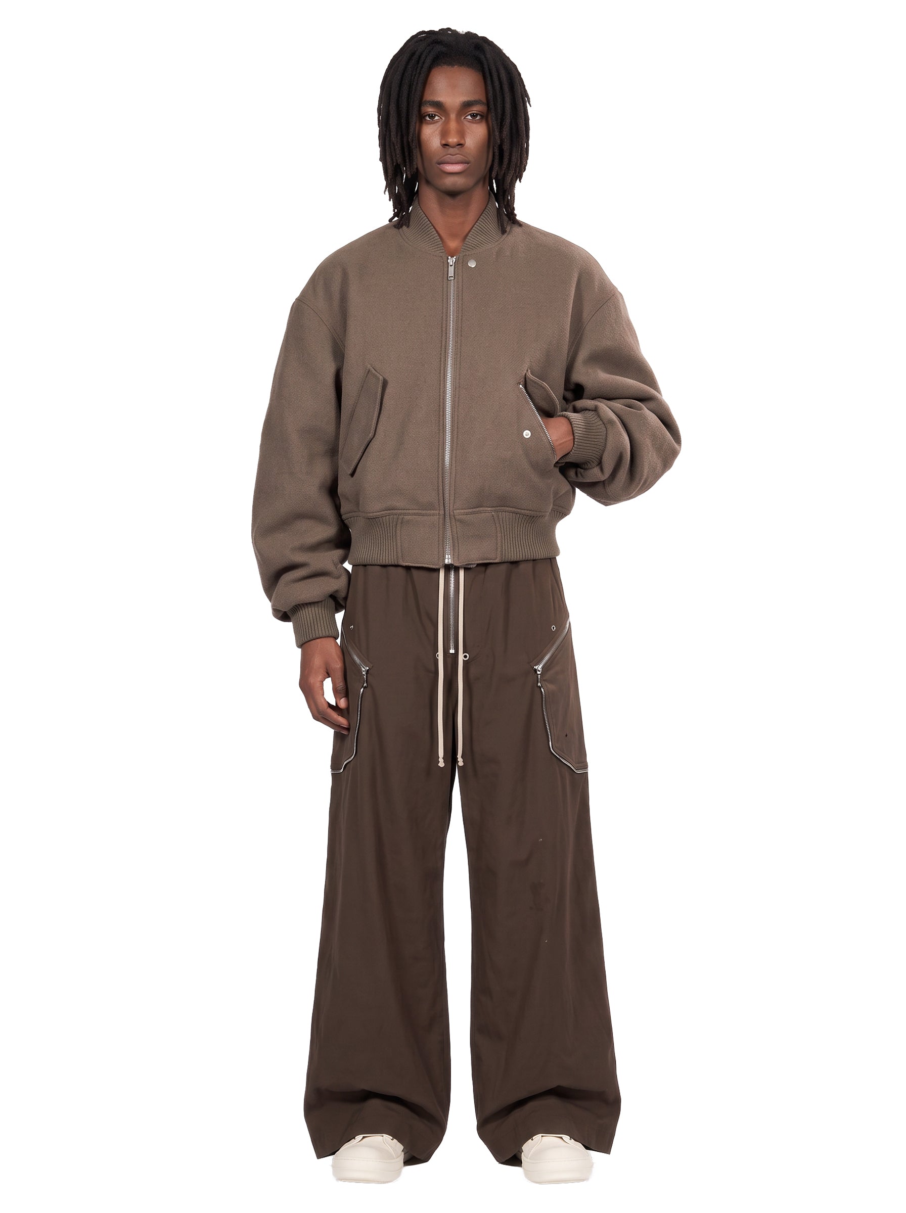 Bomber Secchia Flight in marrone taupe 