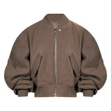 Bomber Secchia Flight in marrone taupe 