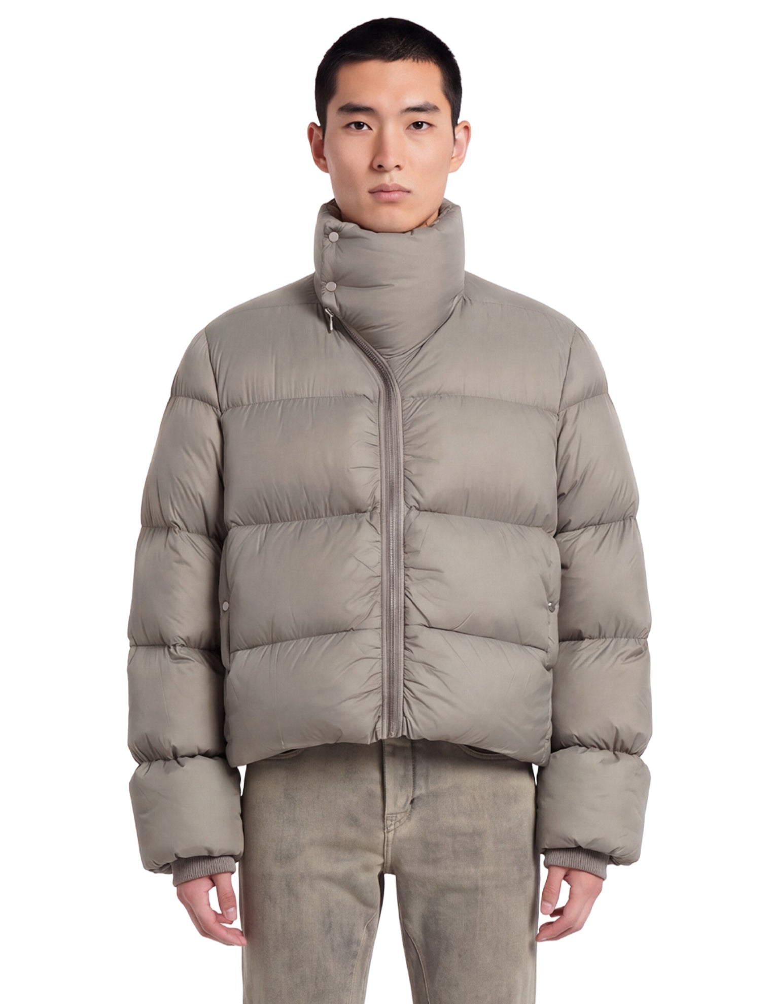 Piumino Tower Turtle in grigio 
