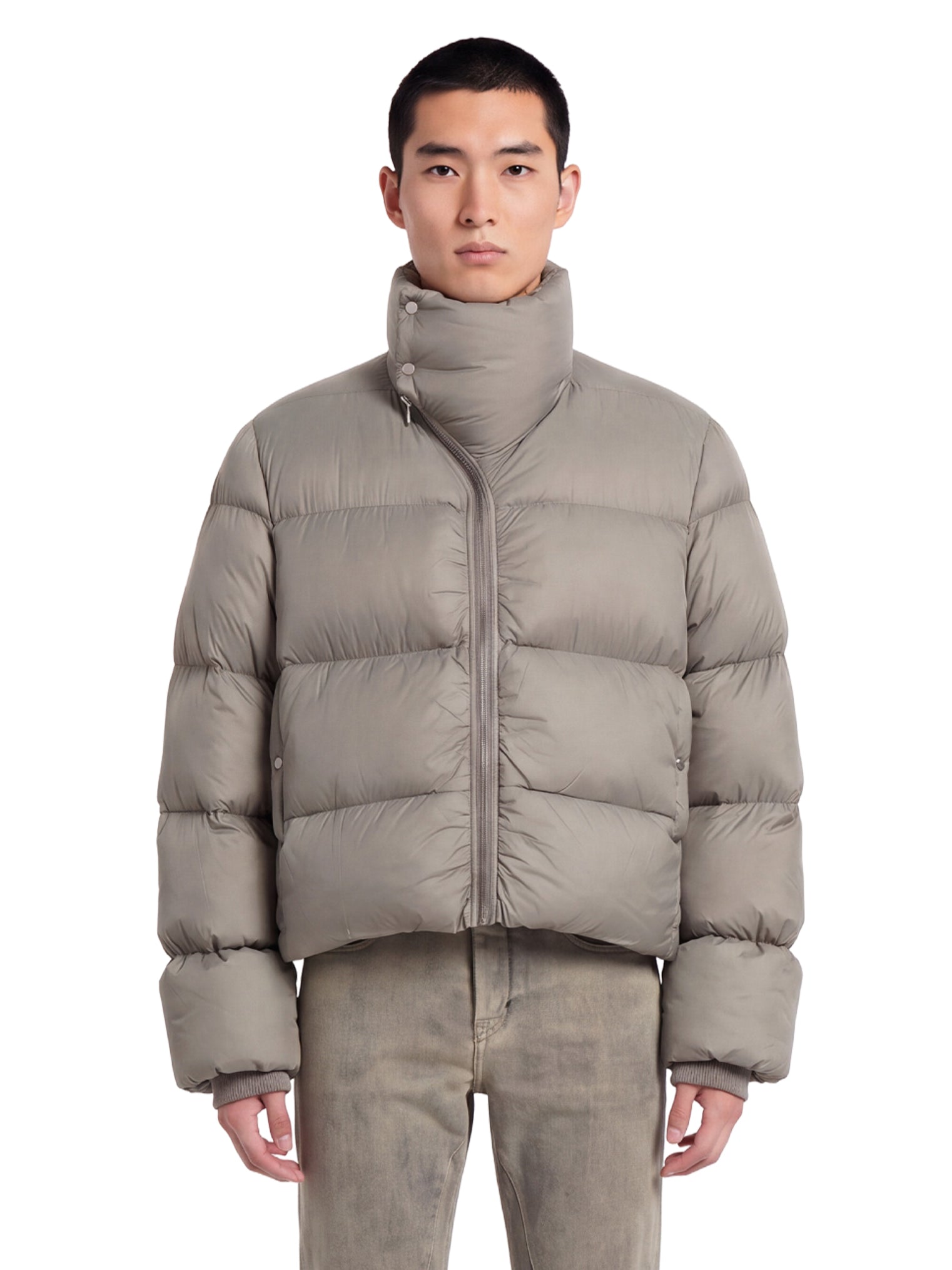 Piumino Tower Turtle in grigio 