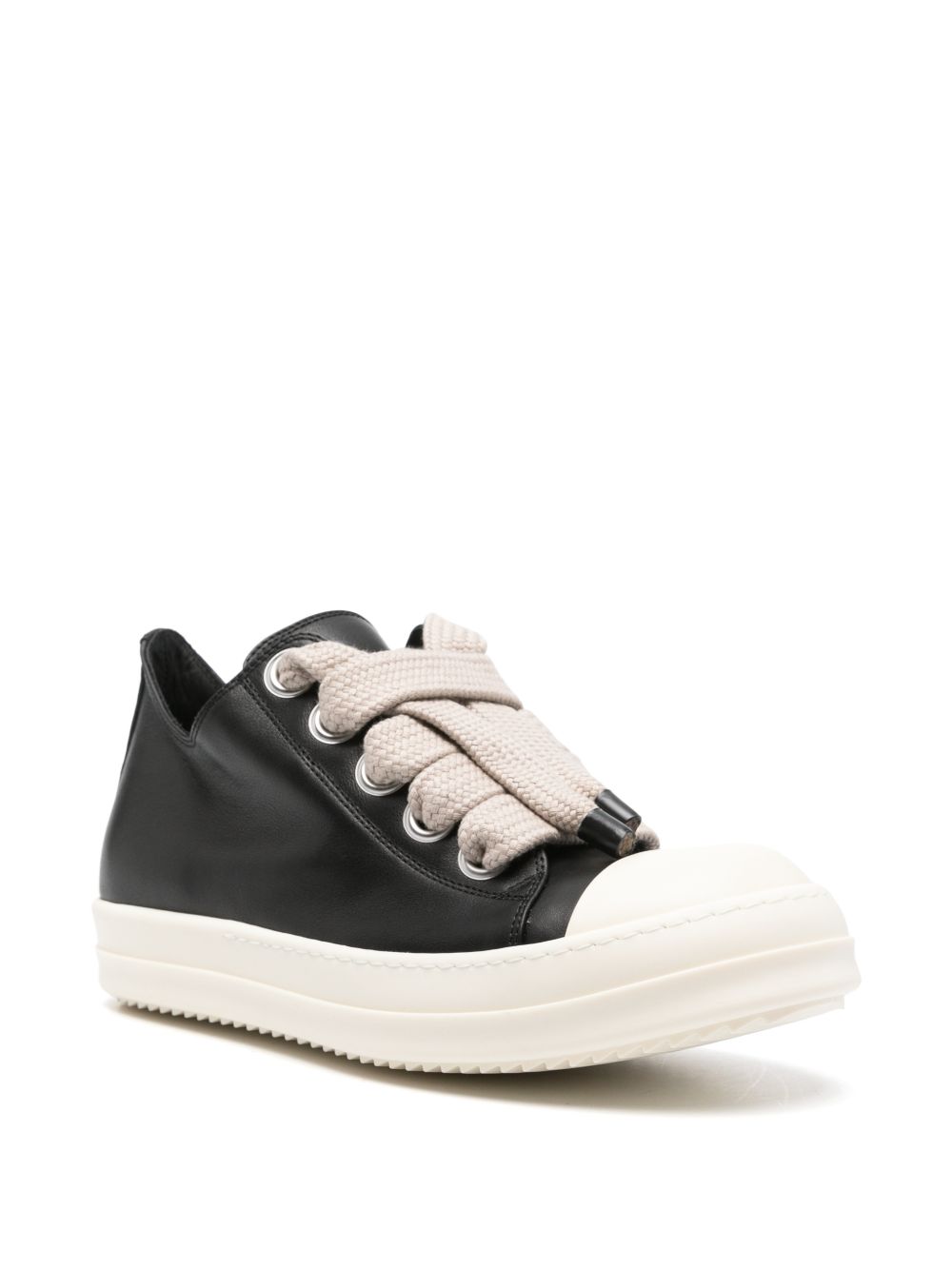 Sneakers in pelle Jumbolace in nero 
