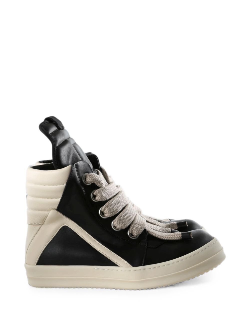 Sneakers Geobasket jumbolace in pelle avorio 