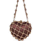 Borsa a mano Cupido Nodi in marrone 