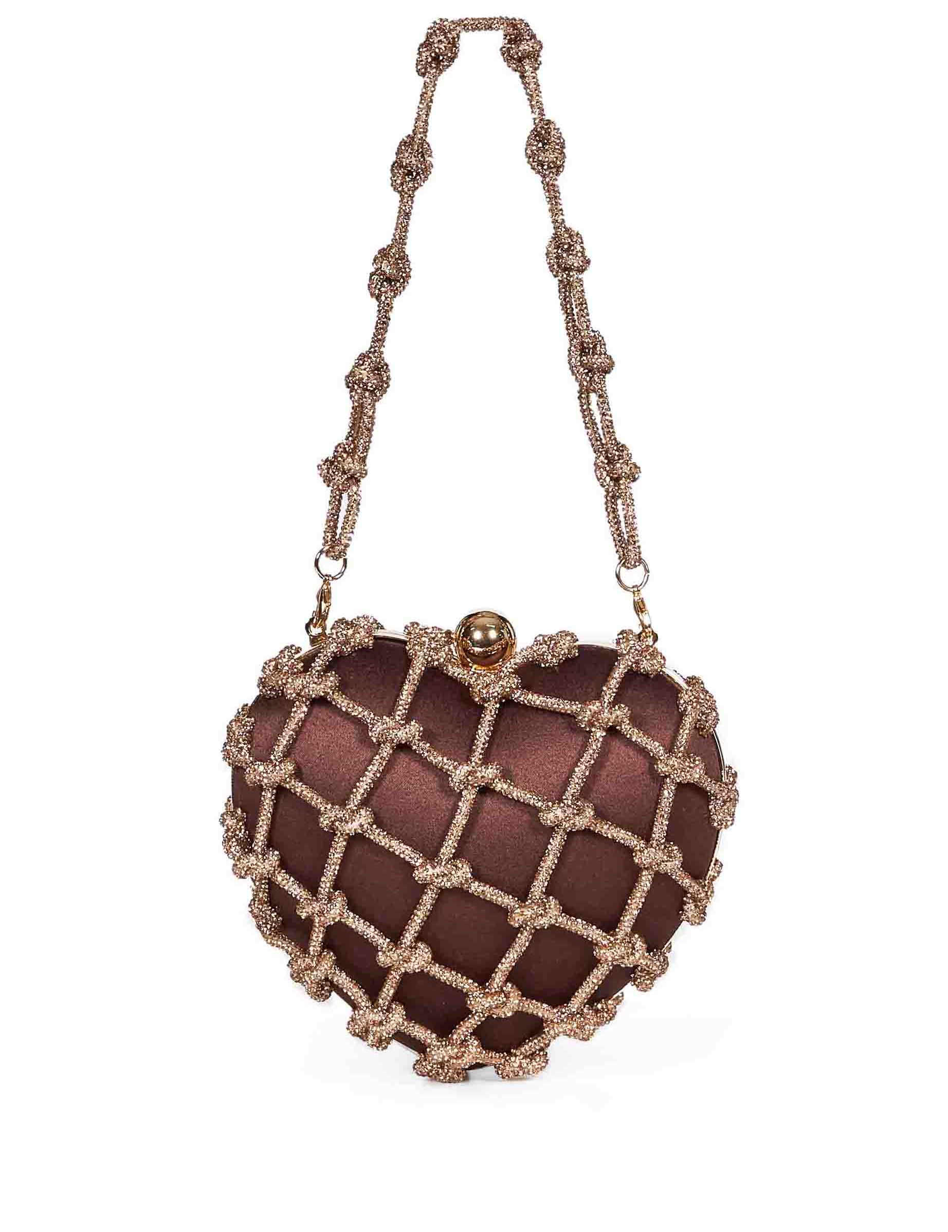 Borsa a mano Cupido Nodi in marrone 