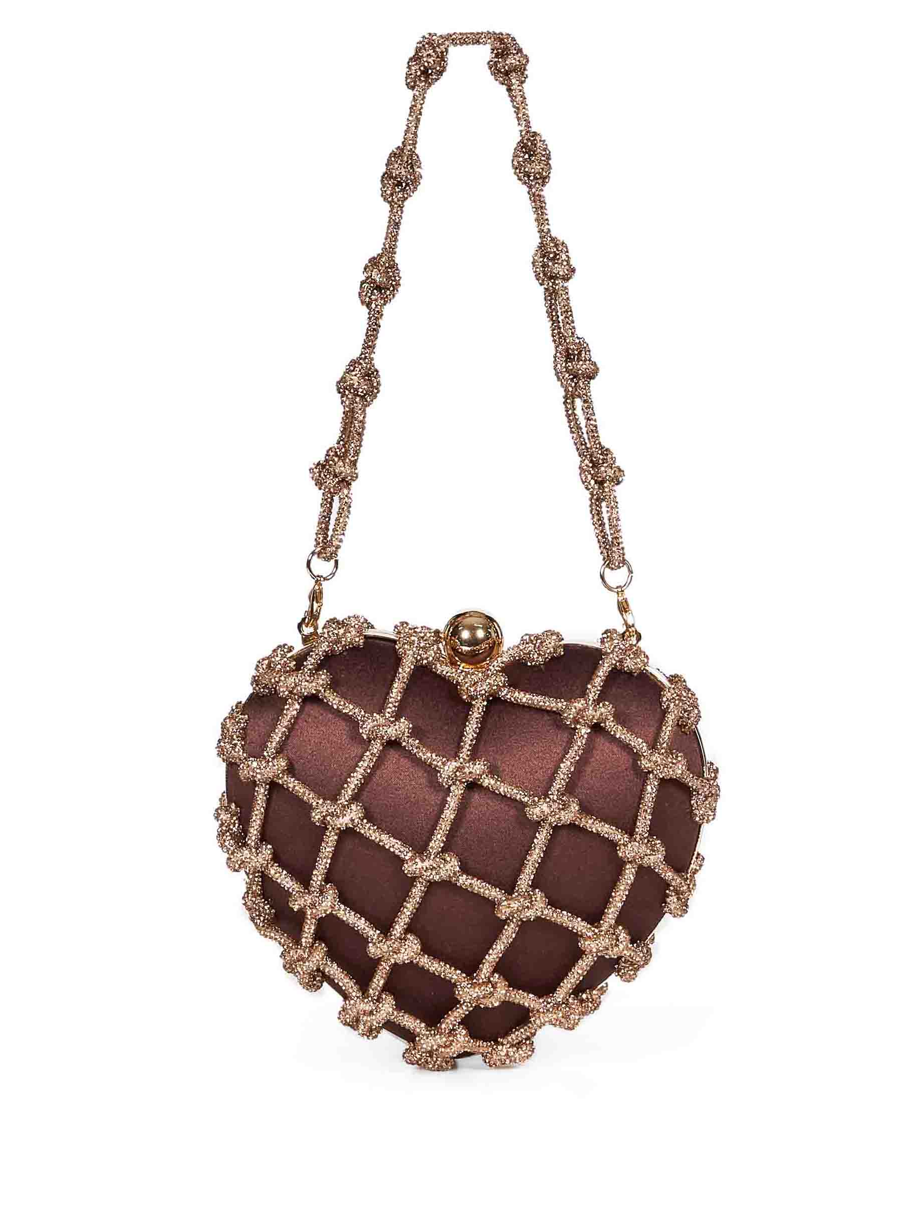 Borsa a mano Cupido Nodi in marrone 
