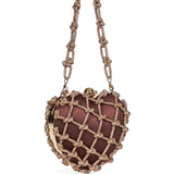 Borsa a mano Cupido Nodi in marrone 