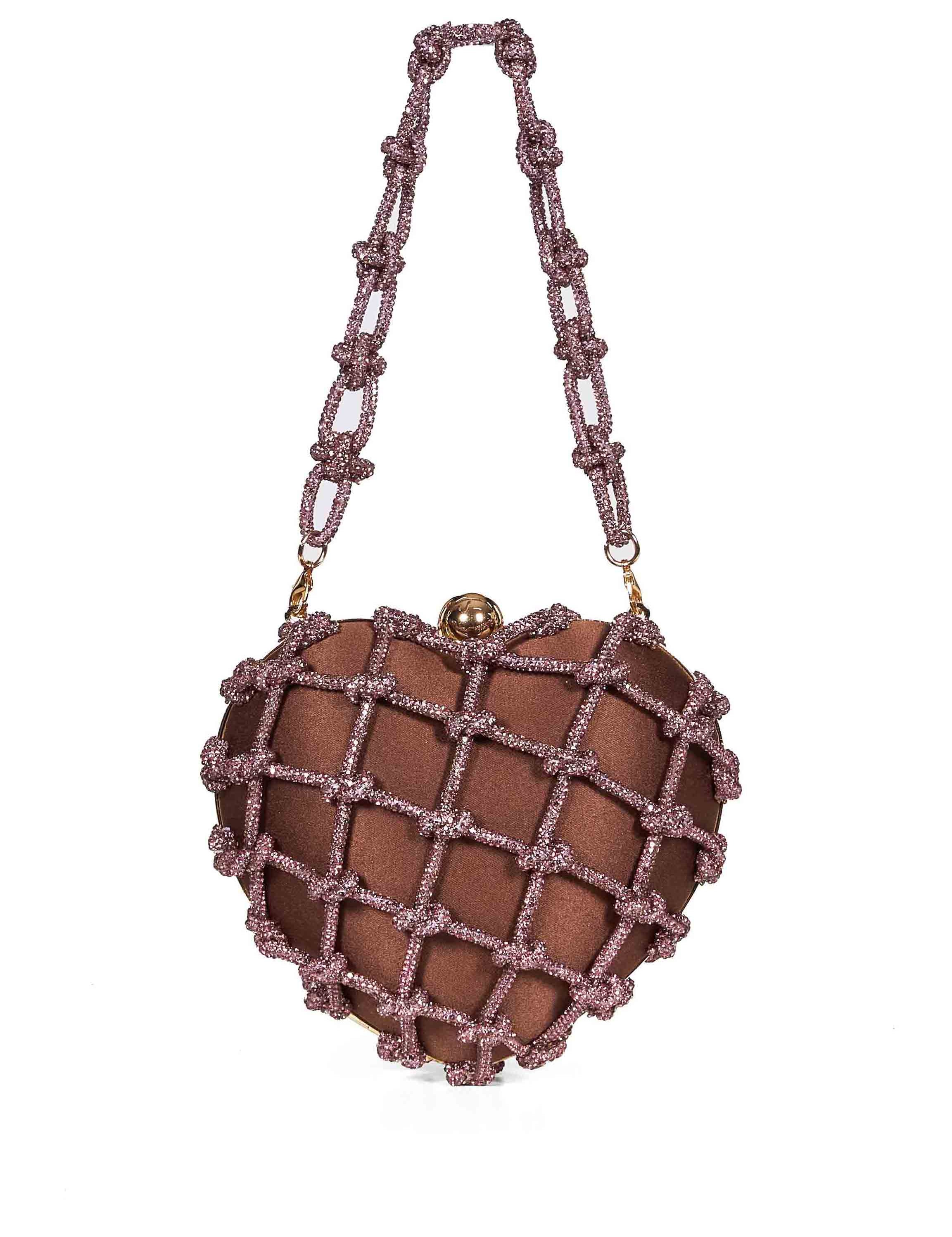 Borsa a mano Cupido Nodi in viola 