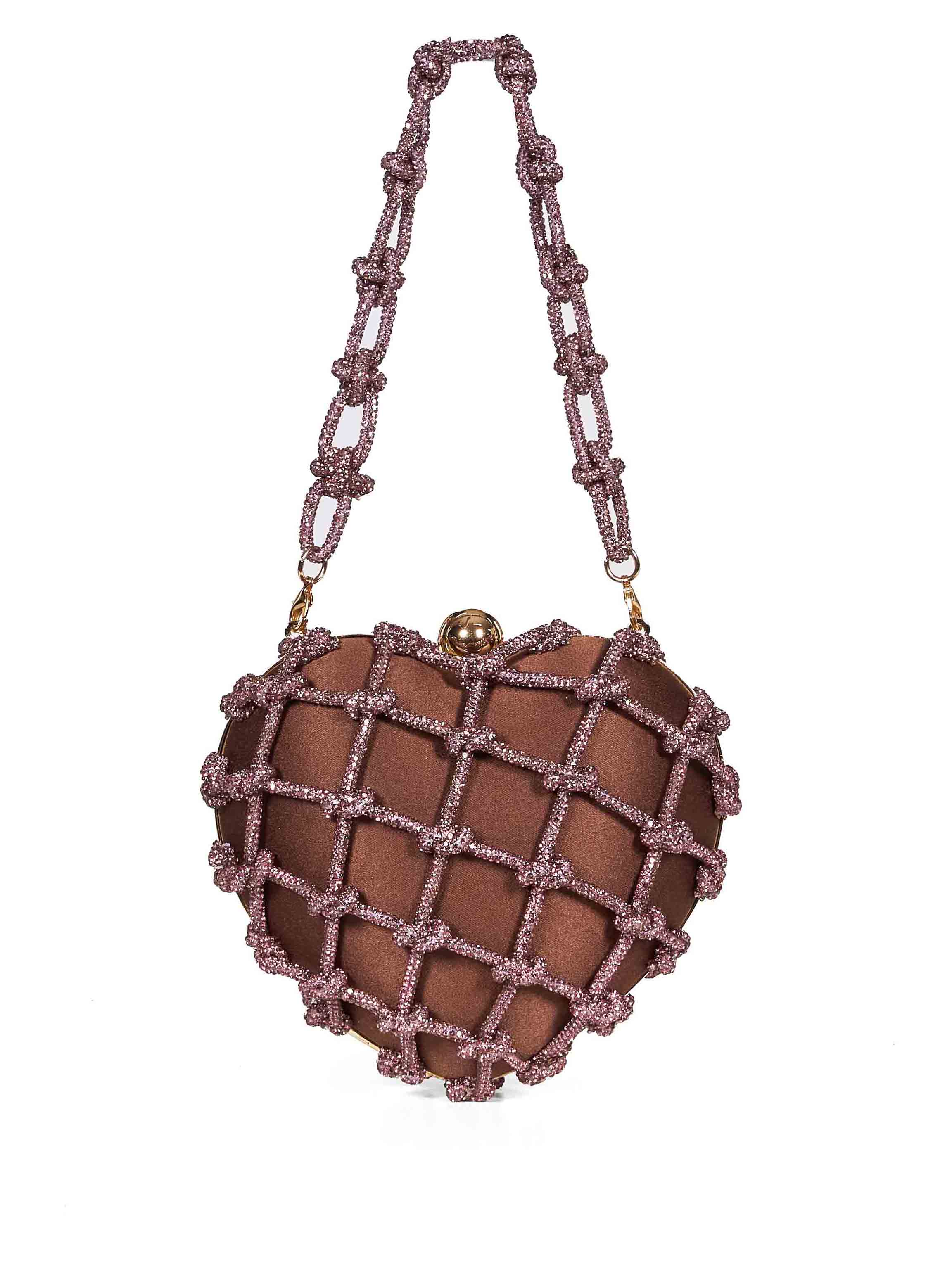 Borsa a mano Cupido Nodi in viola 