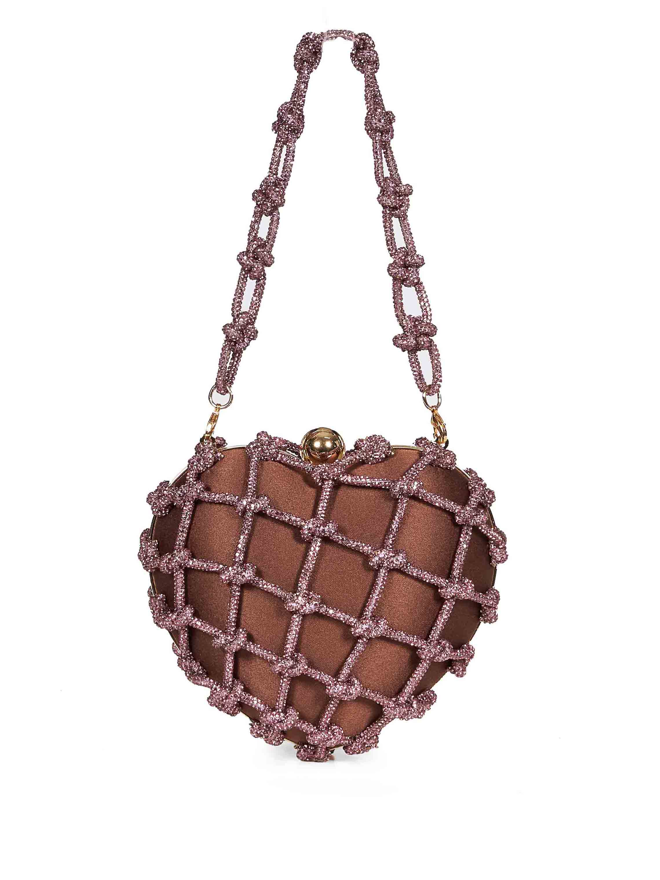 Borsa a mano Cupido Nodi in viola 