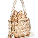 Borsa a mano mini Holli Eterea in beige 