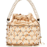 Borsa a mano mini Holli Eterea in beige 