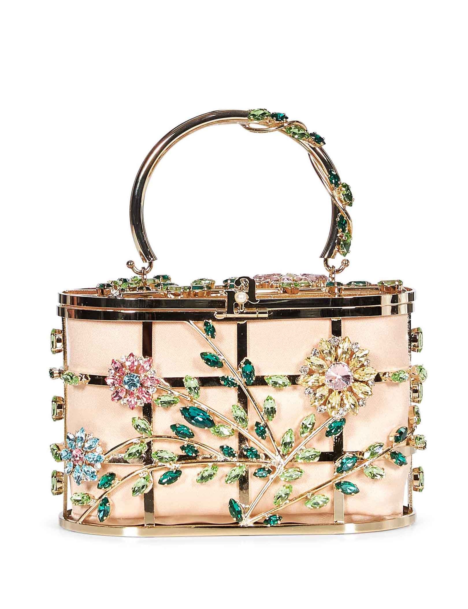 Borsa a mano mini Holli Flores multicolor 