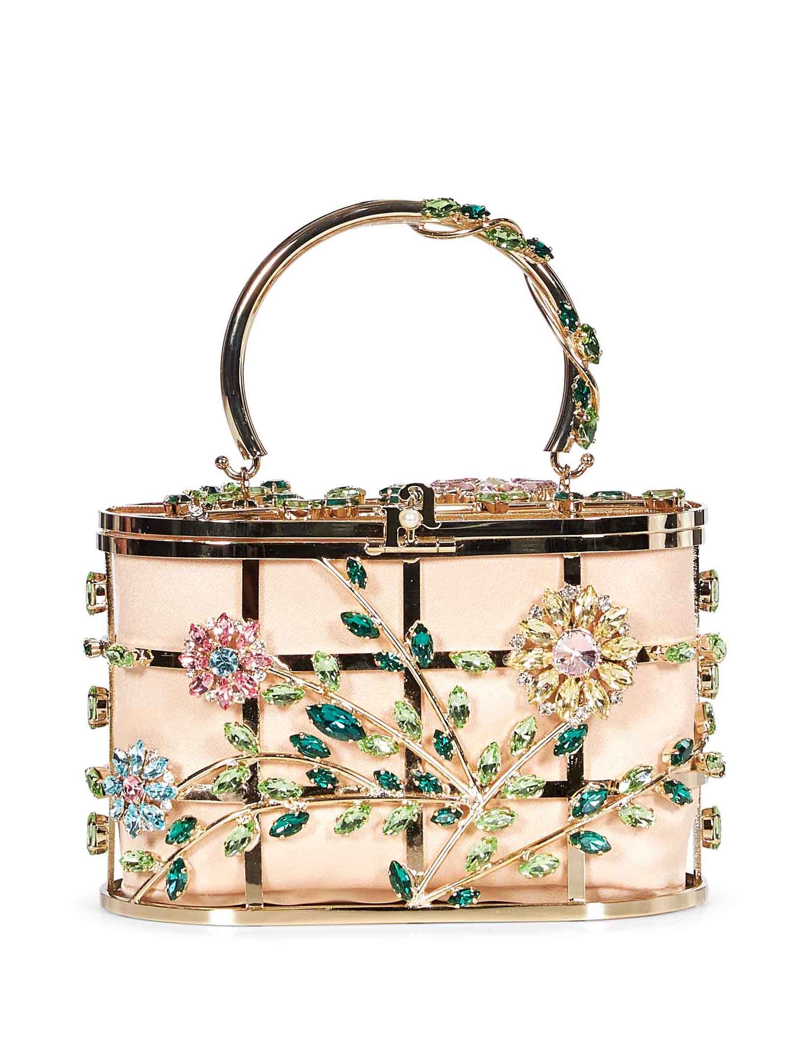 Borsa a mano mini Holli Flores multicolor 