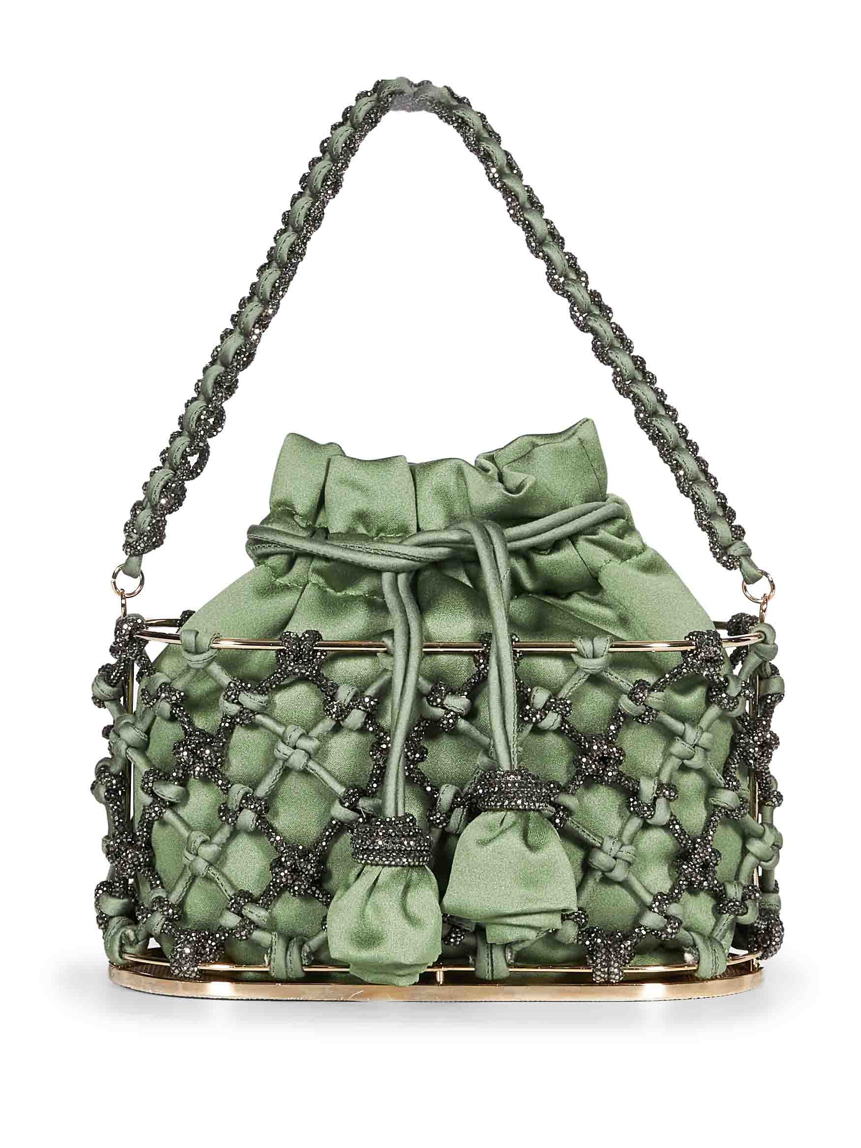 Borsa a mano Holli Gigi in verde 